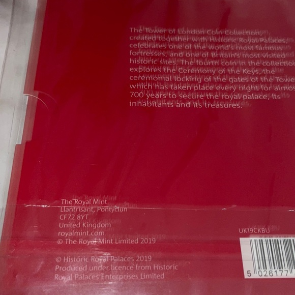 The Royal Mint The Ceremony of the Keys 2019 UK Coin - Picture 4 of 5